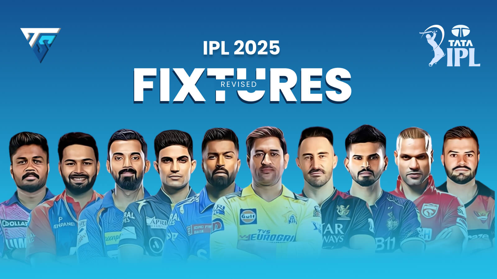IPL 2025 Fixtures | Complete Match Schedule | IPLT20